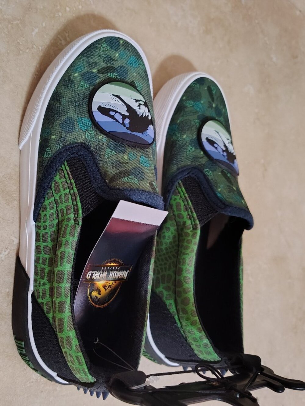 Brand new Jurrassic youth boys Low Top Slip On by Ground Up in size 2